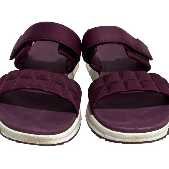 Fitflop purple slide sandals adjustable US 9M platform padded comfort walking - Picture 3 of 12